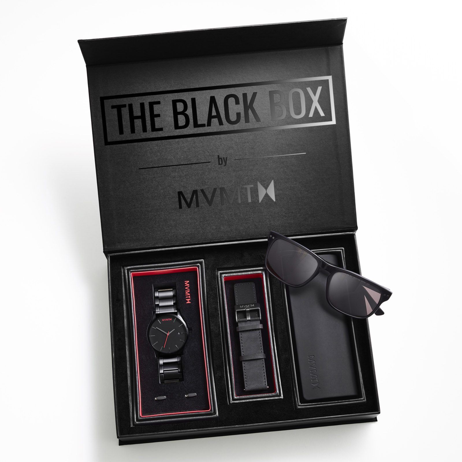 Black Box Version 1 - Montre / Black Link / Lunettes de soleil luxueuses